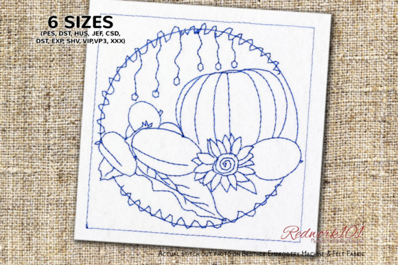Basket of Vegetables: Embroidery Design Review