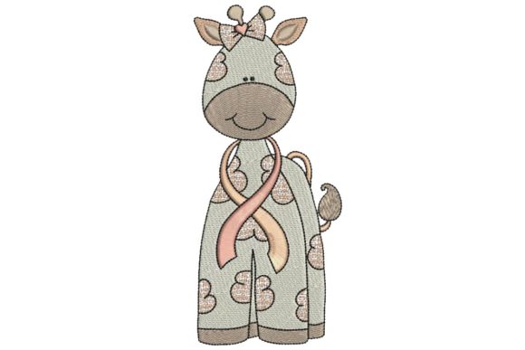 Breast Cancer Ribbon Giraffe: Holiday Design Review