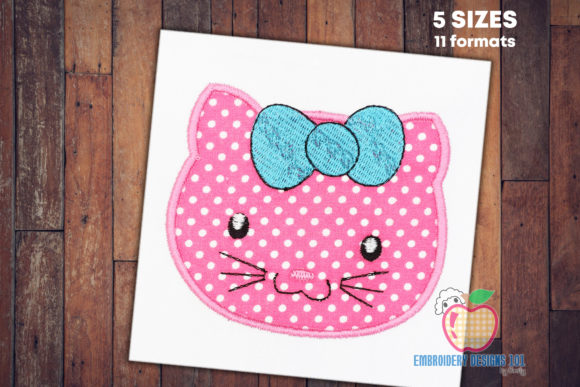 Cute Kitty Cat Applique for Kids Review