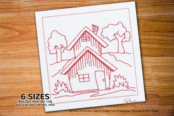Cute Little House Bluework: Sweatshirt Design Review