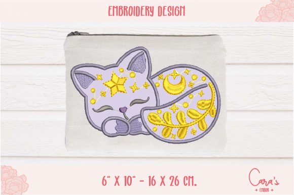 Galaxy Cat Applique: A Designer’s Stitch Test Review