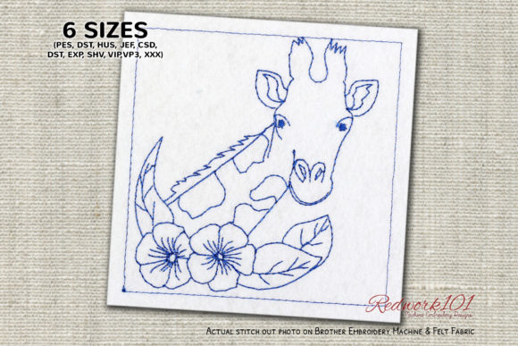 Giraffe with Flowers Lineart: Business Merch Review