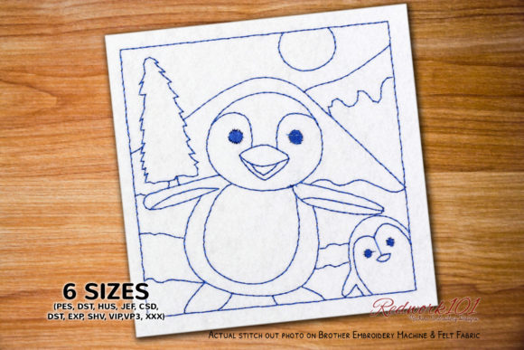 Happy Cartoon Penguin Winter Scene Review