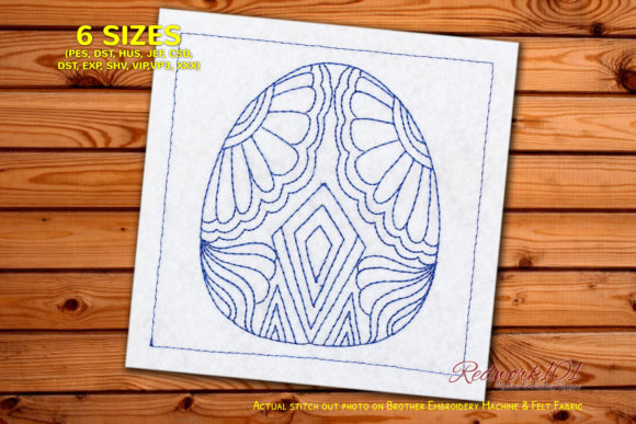 Review: Beautiful Easter Egg Redwork