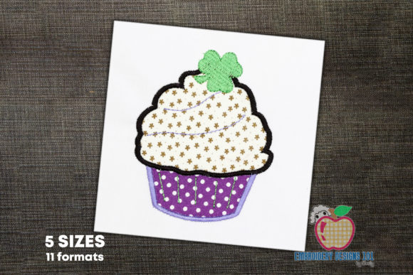 Shamrock Cupcake Applique Pattern Review