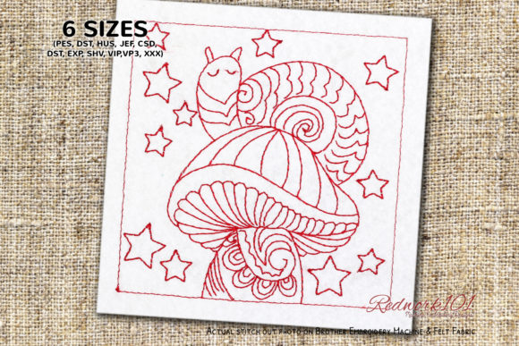 Snail on a Mushroom: A Sweet Embroidery Review