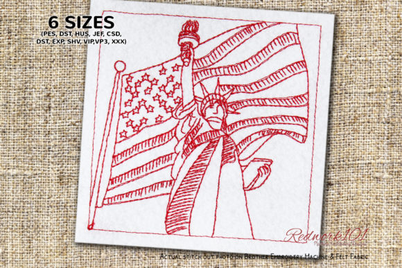 Statue of Liberty with American Flag: A Designer's Review